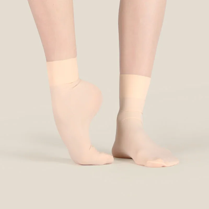 Grip Sock Yoga - ผู้หญิง Professional ถุงเท้าบัลเล่ต์โมเดิร์นเต้นรําถุงเท้าเต้นรําพิลาทิสโยคะถุงเท้าถุงน่องเด็กผู้หญิงเด็กชาย Breathable ถุงเท้าเต้นรํา