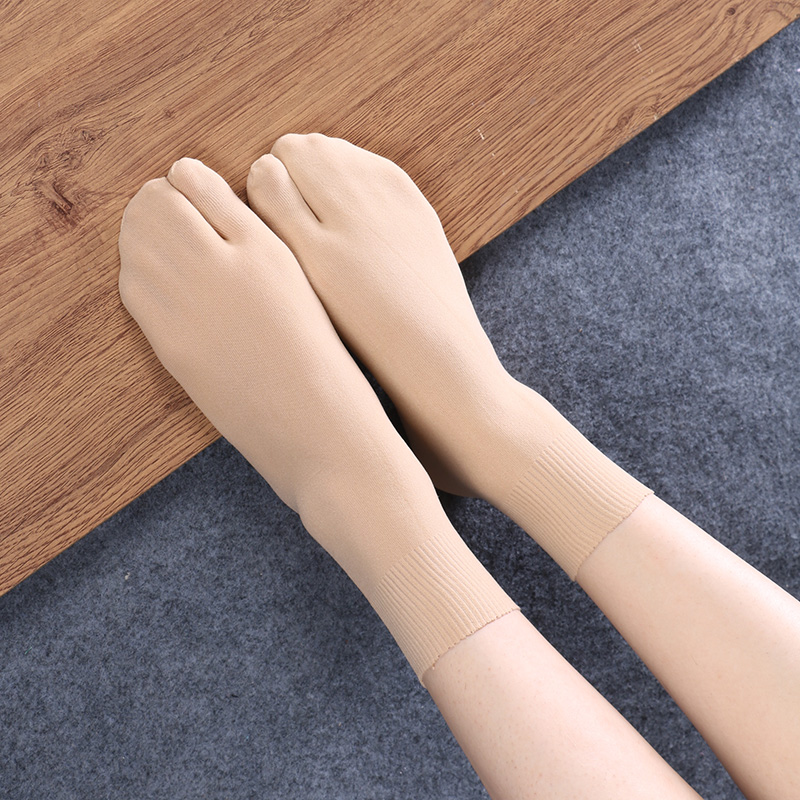 Toe Sock Split - แยก Toe ถุงเท้าฤดูร้อนบางสี Breathable สองนิ้ว Casual