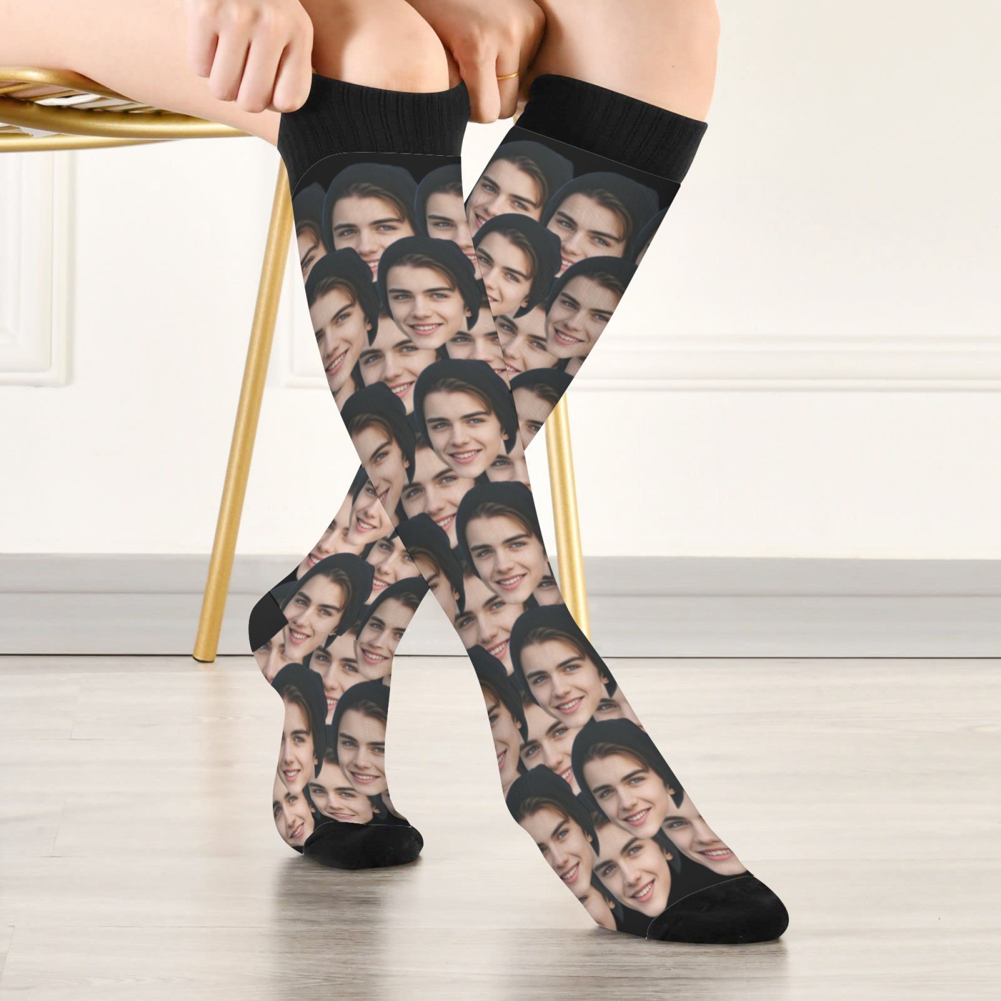 No Show Sock Women - ถุงเท้าลายอวาตาร์แบบกำหนดเองสำหรับผู้ชายและผู้หญิง ถุงเท้ารูปภาพแบบกำหนดเอง DIY ถุงเท้ารูปภาพส่วนตัว ของขวัญส่วนตัวแบบมีรูปภาพ