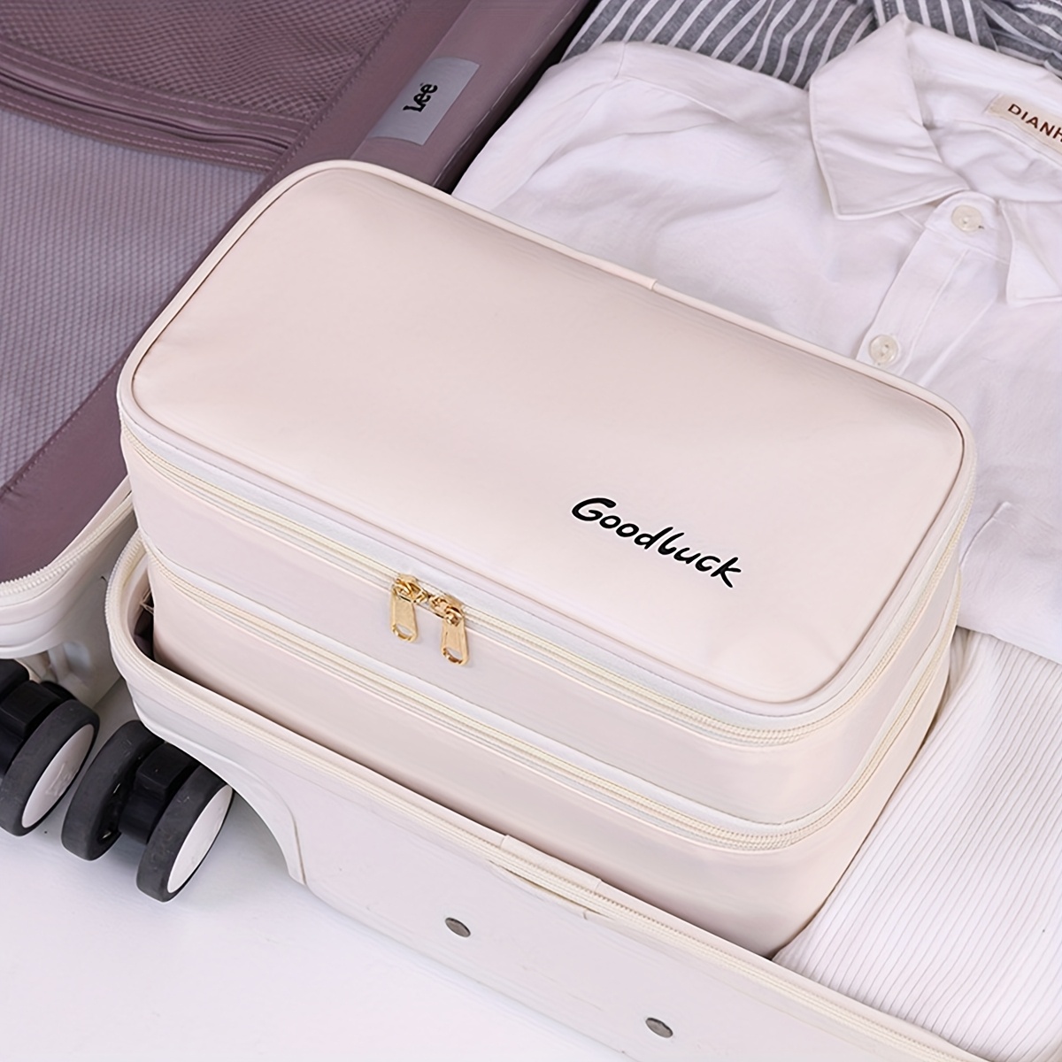 PU สามชั้นชุดชั้นในแบบพกพา Tra - Sock Organizer Tray บทวิจารณ์และราคา