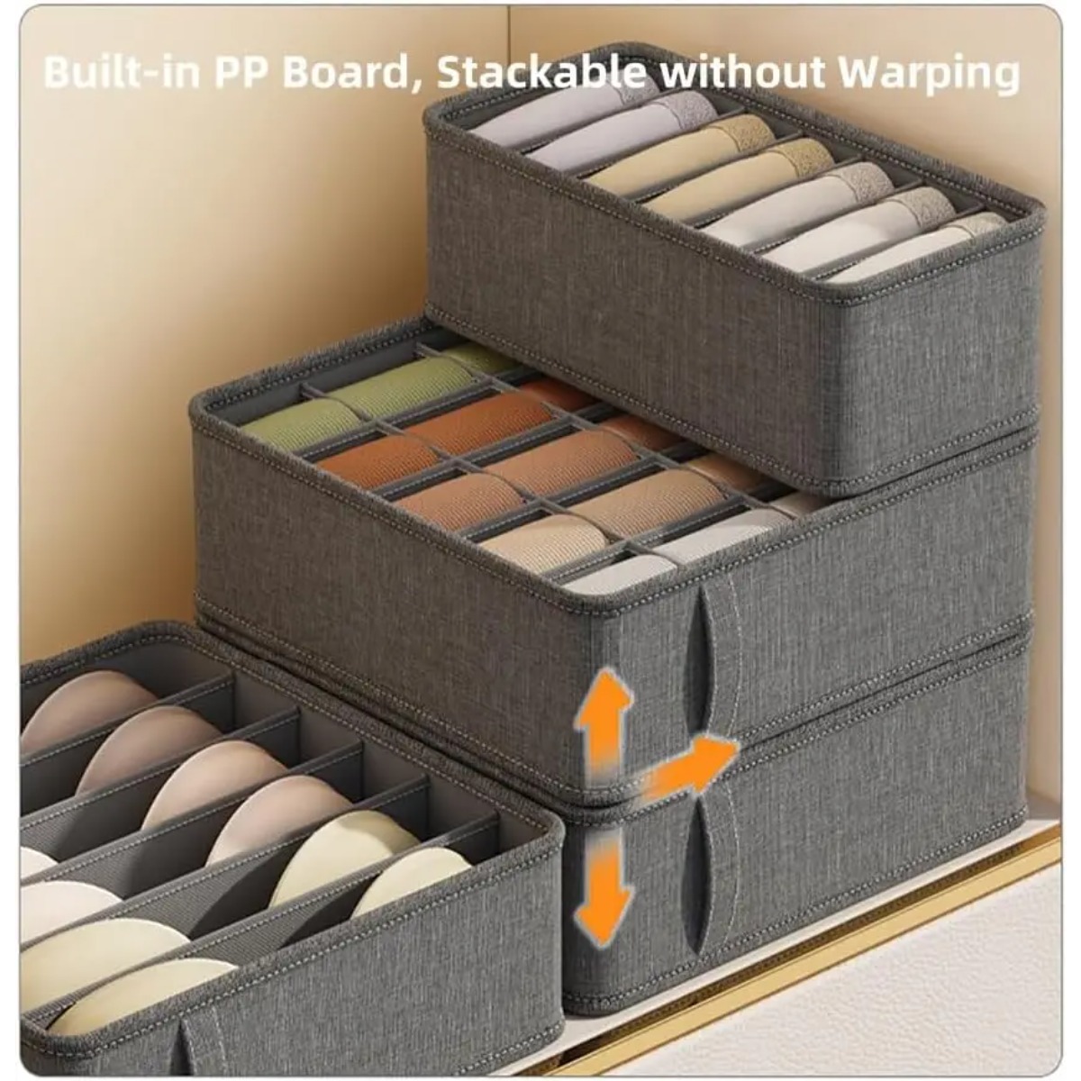 กล่องเก็บของผ้าแบบพับได้สำหรับ - Sock Organizer Tray บทวิจารณ์และราคา