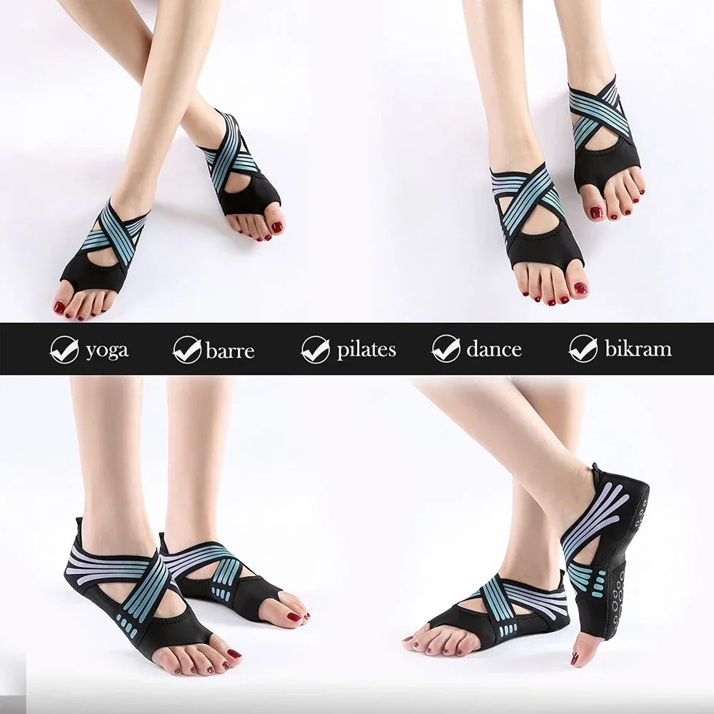 รองเท้าโยคะกันลื่นแบบมืออาชีพ  - No Show Sock Women บทวิจารณ์และราคา