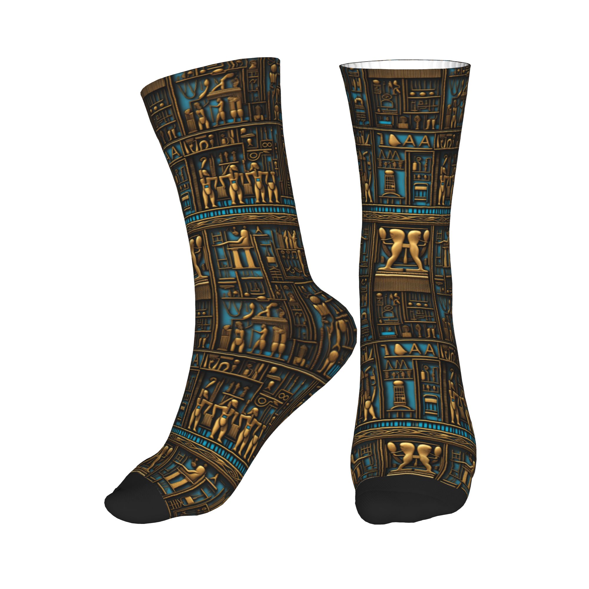 ถุงเท้าลายศิลปะอักษรอียิปต์โบร - Dress Sock Men บทวิจารณ์และราคา