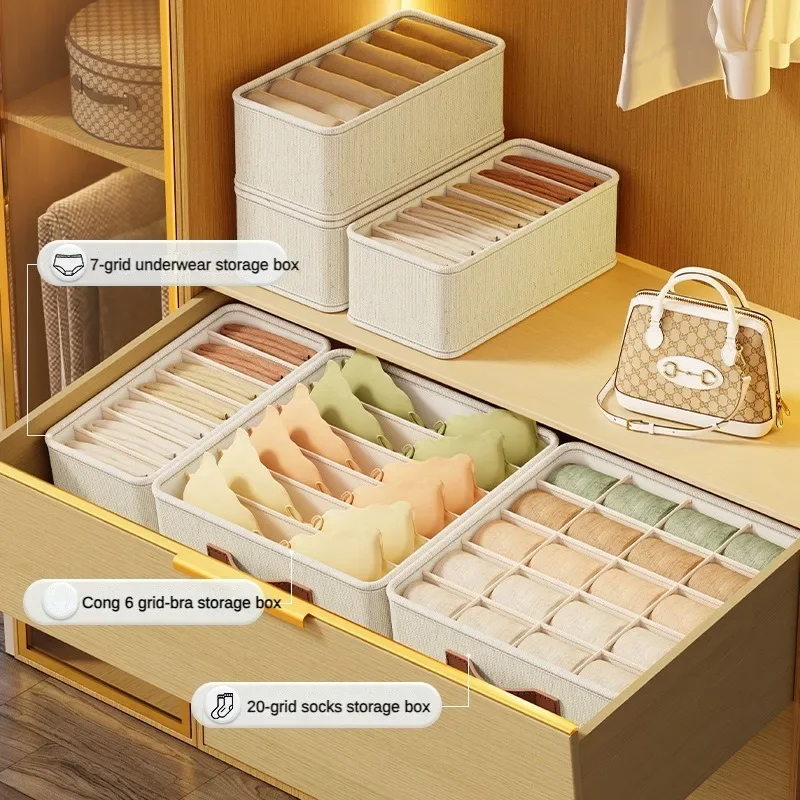 1-5PCS ผ้าลิ้นชักสําหรับชุดชั้ - Sock Organizer Tray บทวิจารณ์และราคา