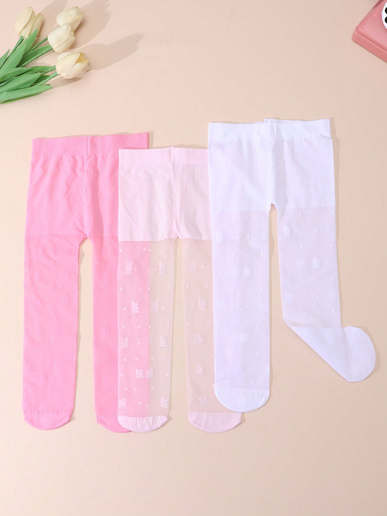 3 แพ็คเด็กวัยหัดเดินหญิงถุงน่อ - Tights Pantyhose Sheer บทวิจารณ์และราคา