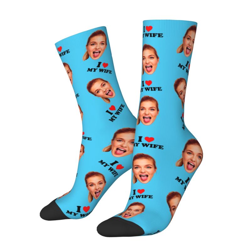 ถุงเท้าลายหน้าคนที่คุณรัก ถุงเ - Dress Sock Men บทวิจารณ์และราคา