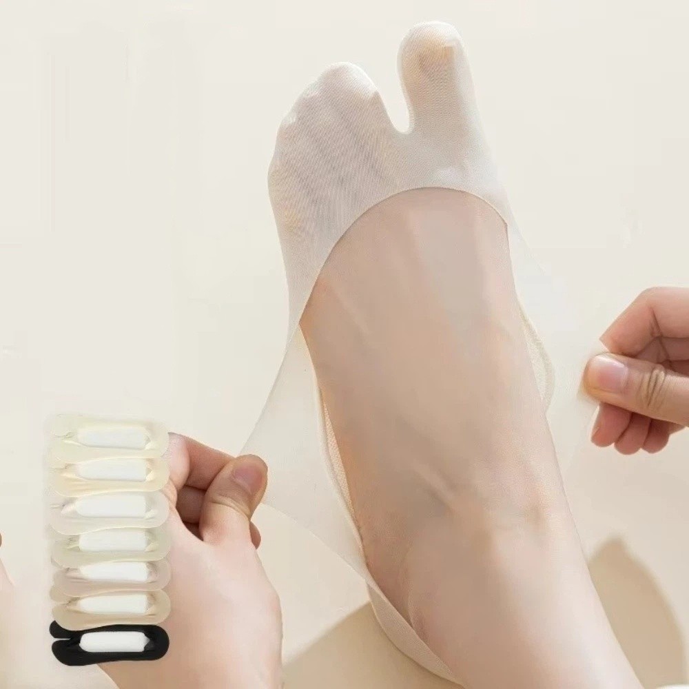 ถุงเท้าซ่อนรูปแบบเรียบง่าย ระบ - Toe Sock Split บทวิจารณ์และราคา