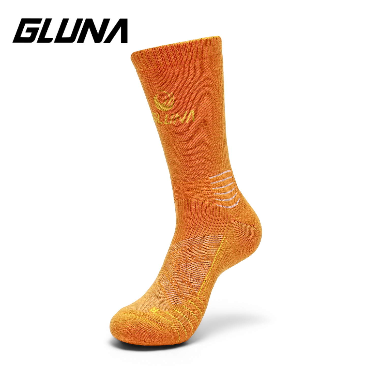ถุงเท้ากีฬา GLUNA สำหรับเดินป่ - Wool Hiking Sock บทวิจารณ์และราคา