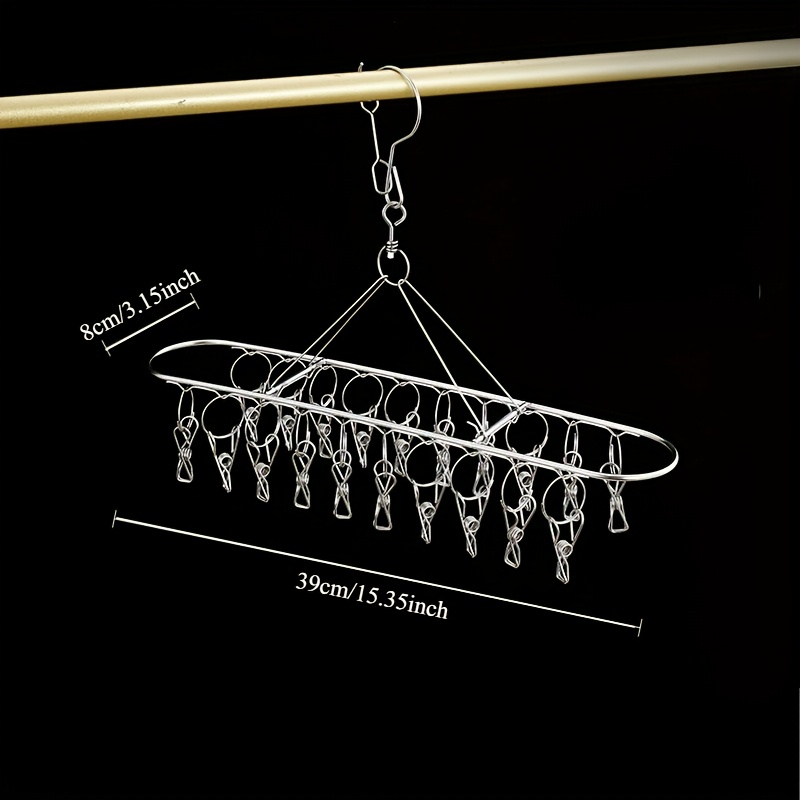 10/20/30 คลิปWindproofสแตนเลสถ - Sock Organizer Tray บทวิจารณ์และราคา