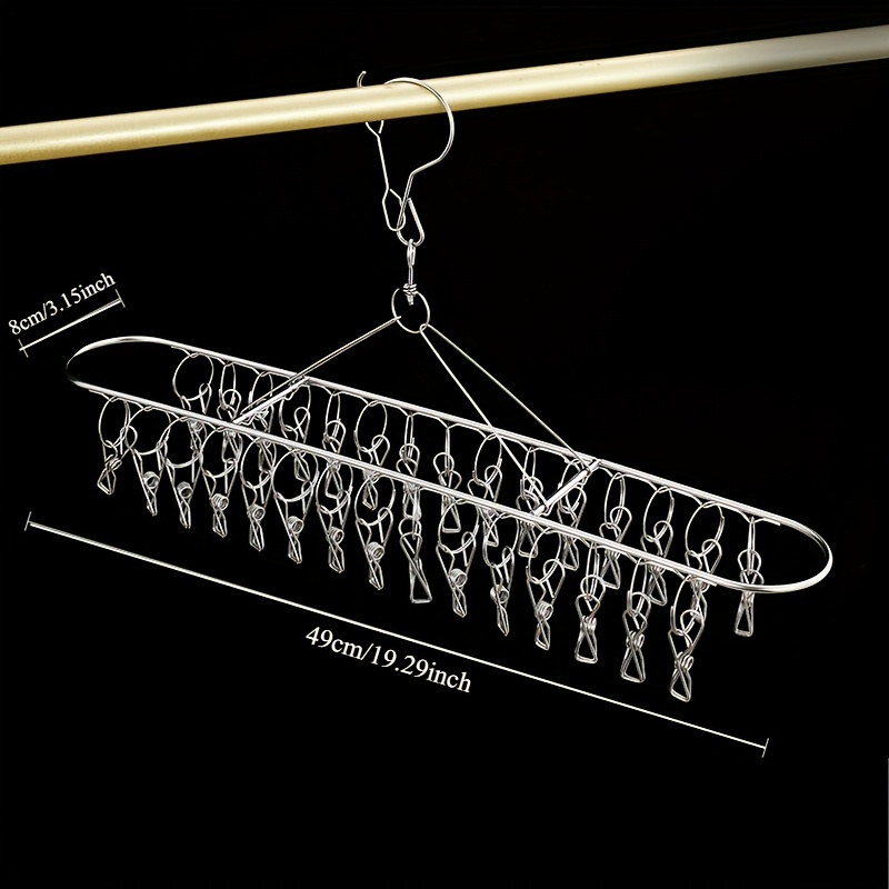 10/20/30 คลิปWindproofสแตนเลสถ - Sock Organizer Tray บทวิจารณ์และราคา