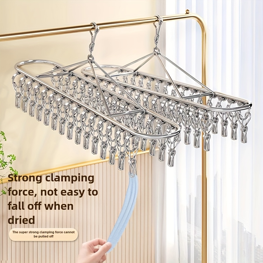 10/20/30 คลิปWindproofสแตนเลสถ - Sock Organizer Tray บทวิจารณ์และราคา