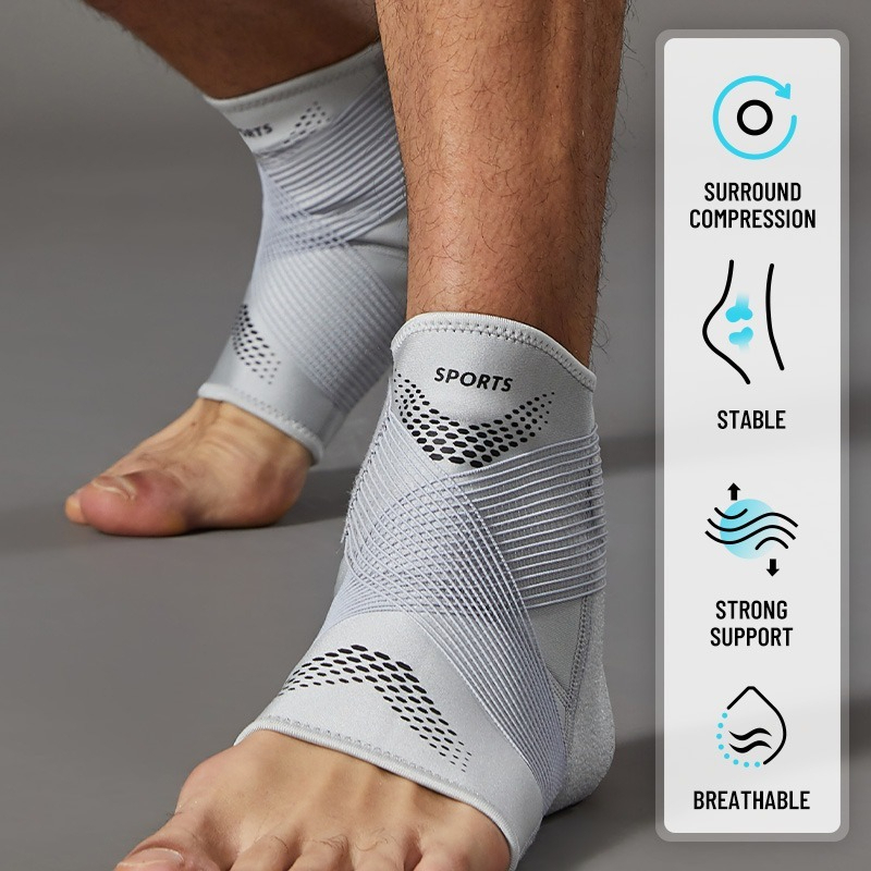 1 ชิ้น ถุงเท้ารัดข้อเท้าแบบปรั - Ankle Brace Sock บทวิจารณ์และราคา