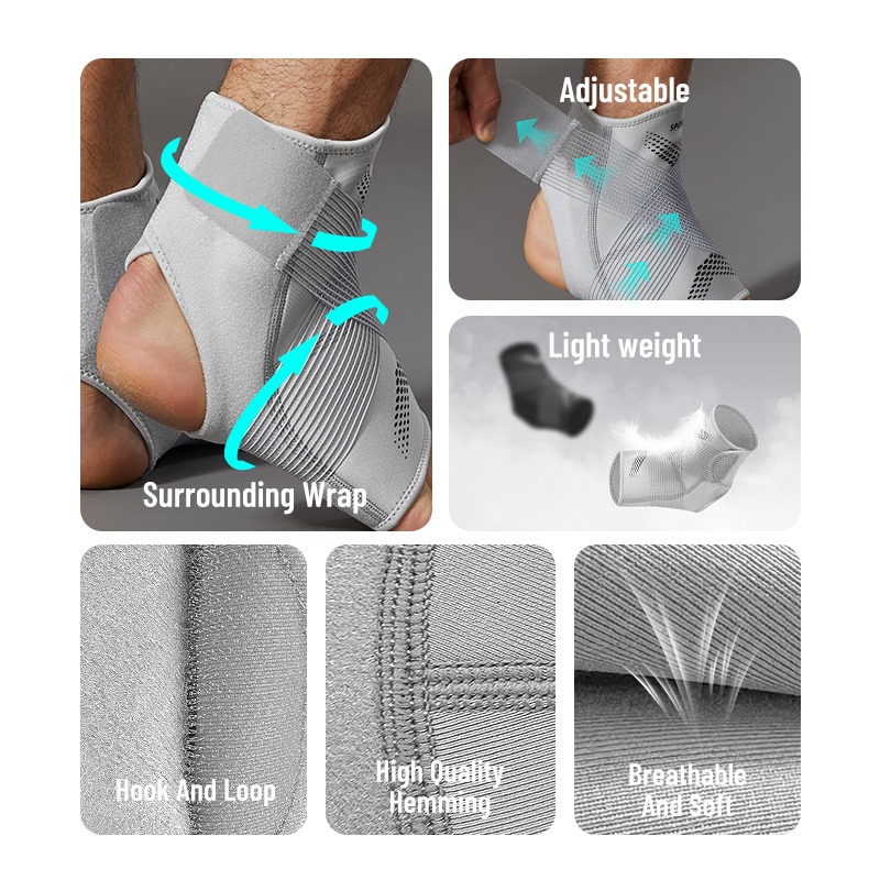1 ชิ้น ถุงเท้ารัดข้อเท้าแบบปรั - Ankle Brace Sock บทวิจารณ์และราคา