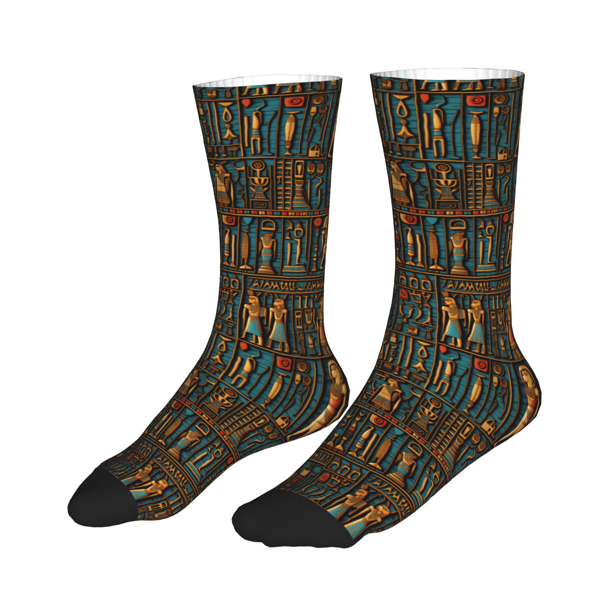 ถุงเท้าลายศิลปะสัญลักษณ์เทพเจ้ - Dress Sock Men บทวิจารณ์และราคา